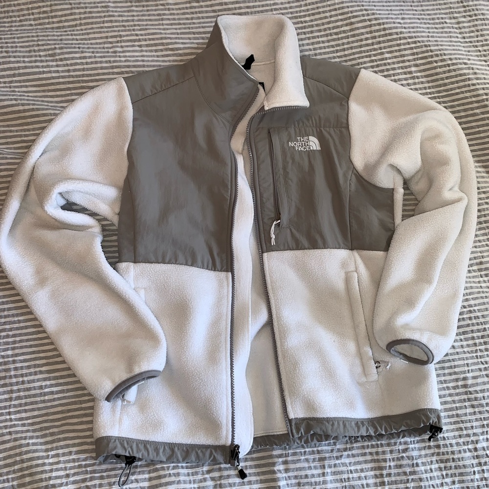 White North face fleece